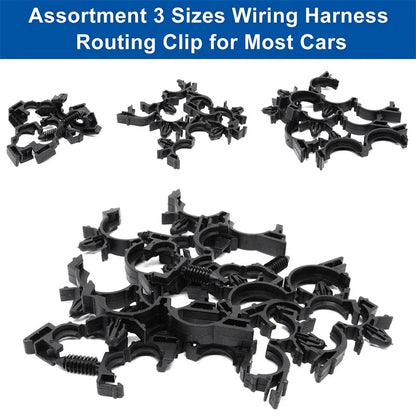 45 x Cable Tie Wraps for Fastening Wires, Clips, and Hoses