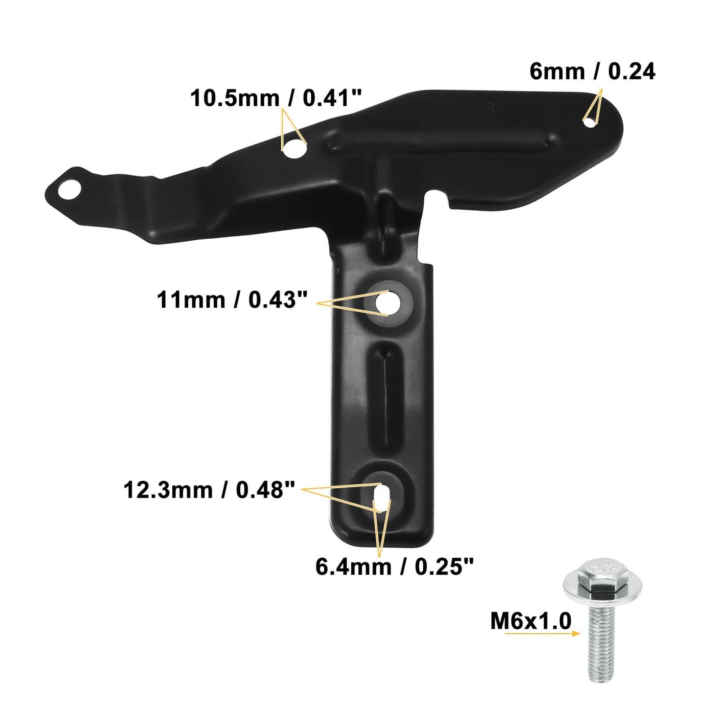 Trailer Tow Mirror Bracket & Hardware Set for Dodge Ram 1500-5500 (2010-2019)