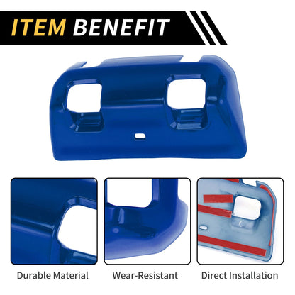 Rear Window Switch Panel Trim Cover for Jeep Wrangler JL JLU (2018-2024) Blue