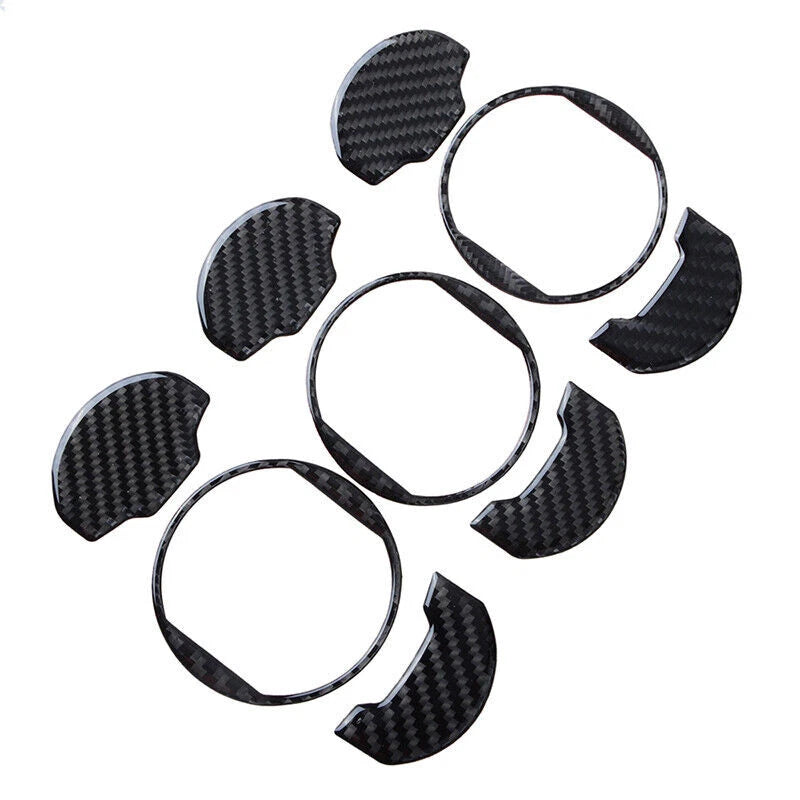 Real Carbon Fiber Interior Air Vent Outlet Trim Cover for Ford Mustang (2015-2020)
