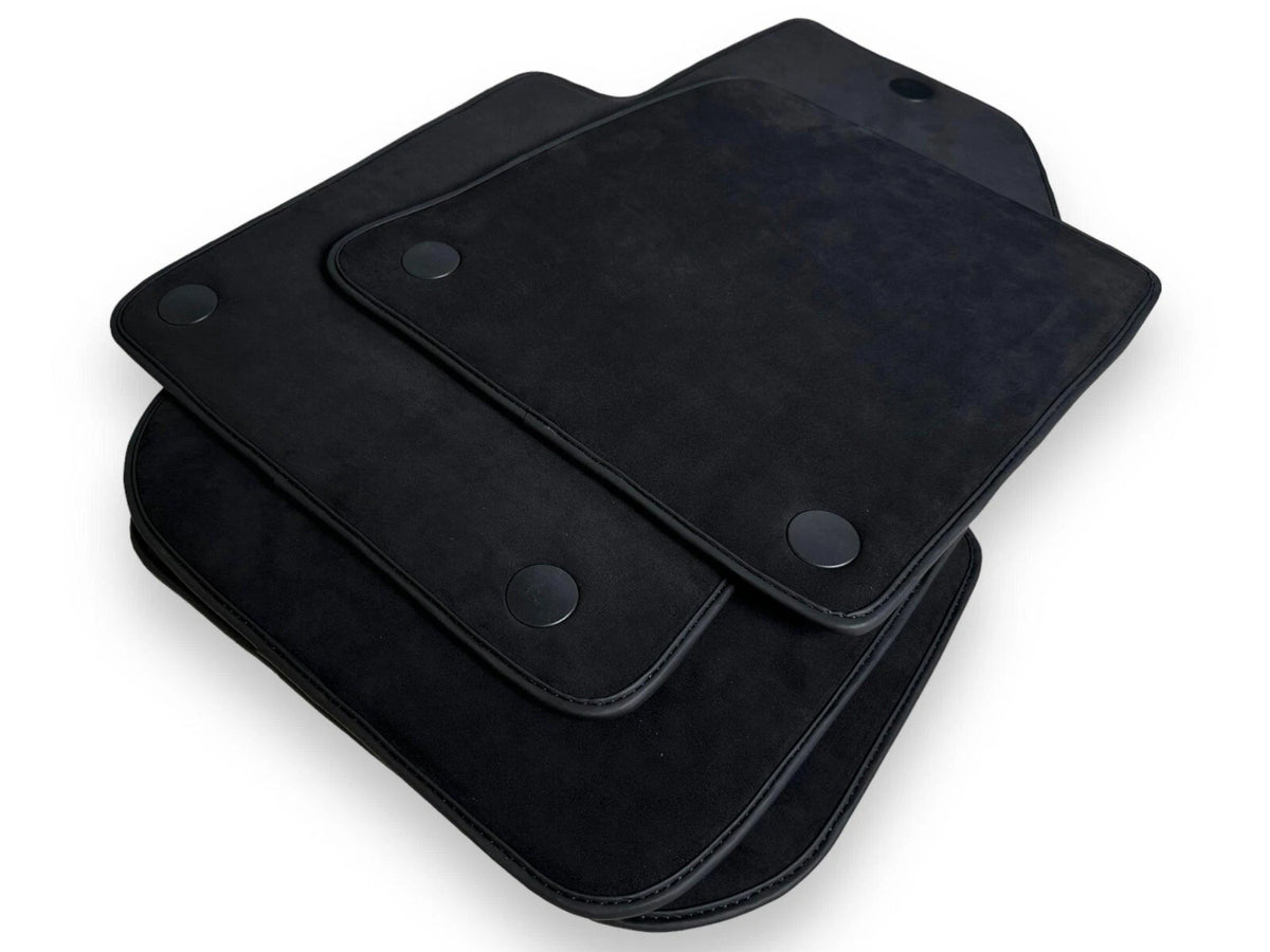 Black Alcantara Floor Mats for Ferrari 612 Scaglietti (2005-2011)
