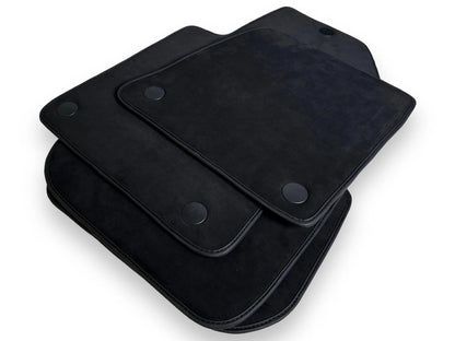 Black Alcantara Floor Mats for Ferrari 612 Scaglietti (2005-2011)