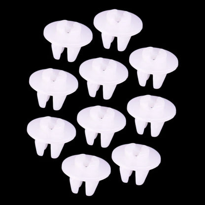20 x White Headlight Grommet Nut Clips for Toyota