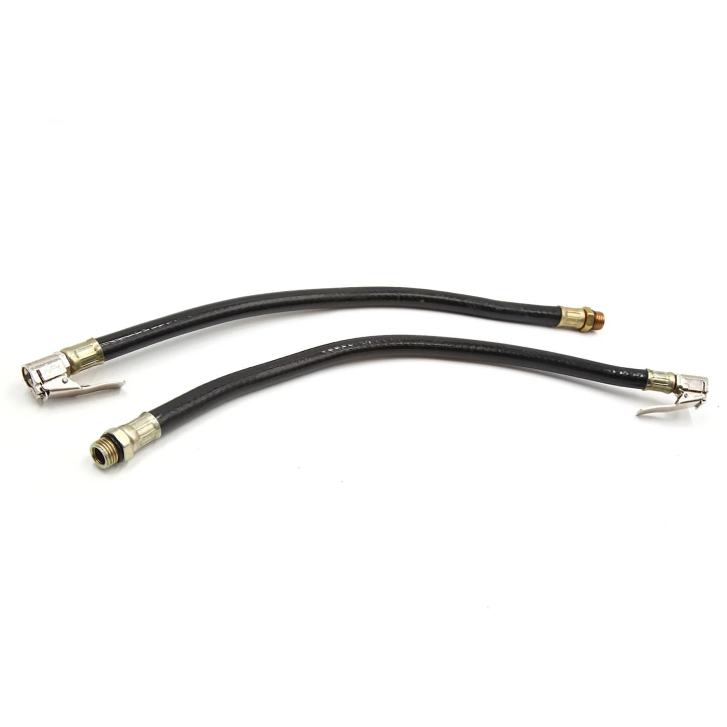 2Pcs Rubber Air Hose Clip-On Chuck Tire Inflator for Car Motorcycle