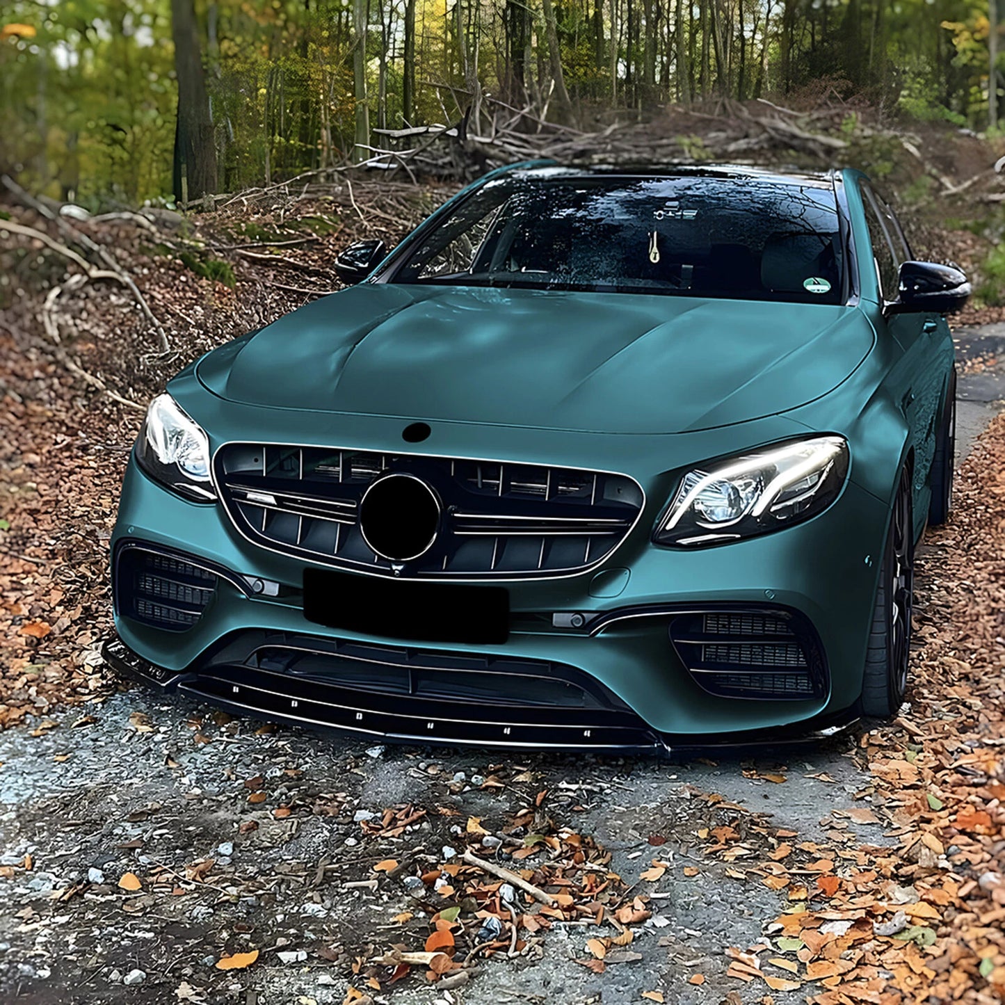 Front Spoiler Lip Splitter for Benz E Class W213 E63 AMG (2016-2020)