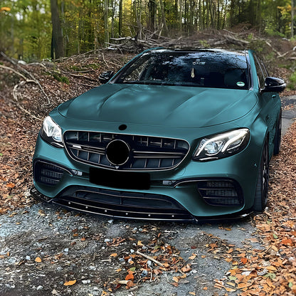Front Spoiler Lip Splitter for Benz E Class W213 E63 AMG (2016-2020)