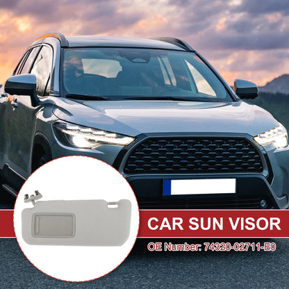 Left Driver Side Sun Visor for Toyota Corolla (2007-2013)