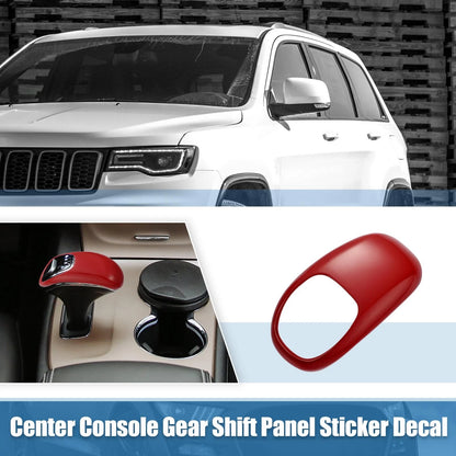 Gear Shift Knob Cover Trim for Jeep Grand Cherokee (2014-2015) Red