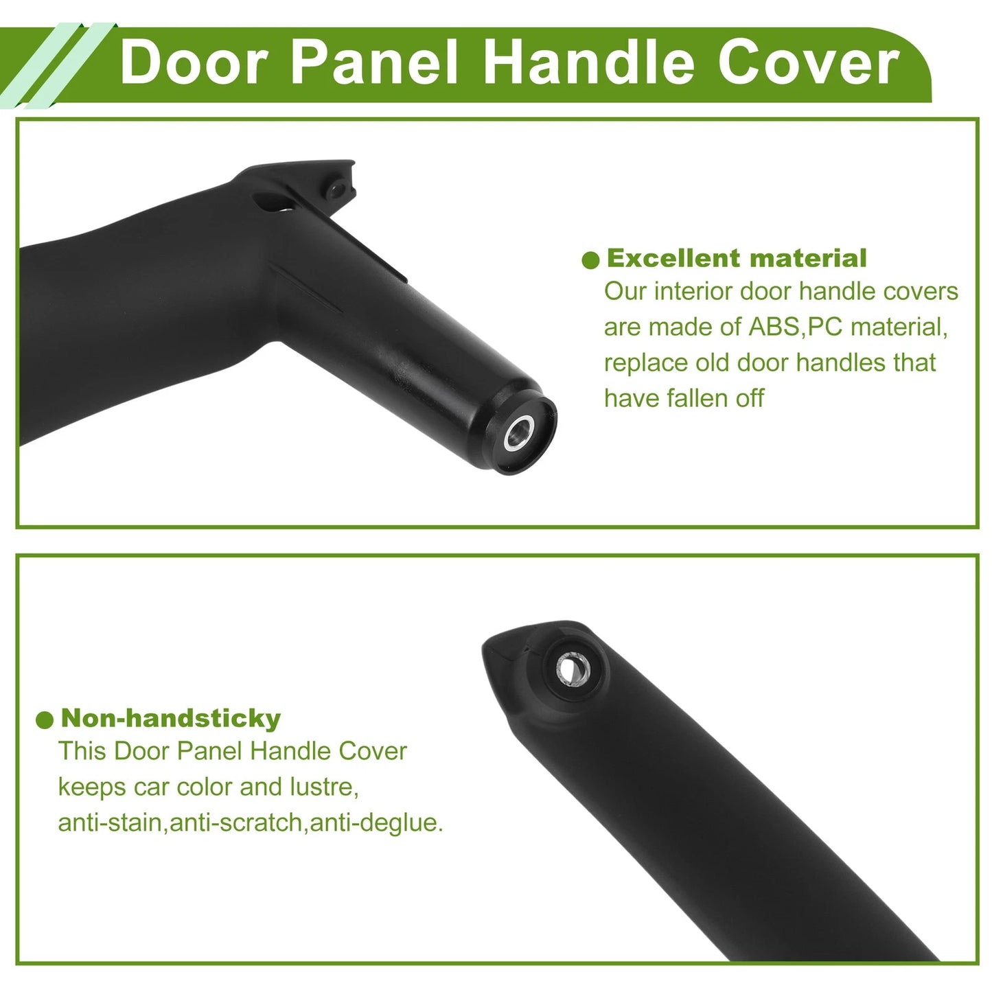 Door Handle Trim Cover for BMW X5 E70 2008-2013 () Black