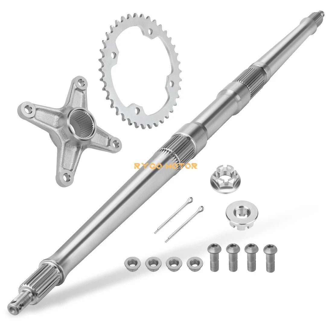 Rear Axle Shaft with Sprocket Hub for Yamaha YFZ450 (2004–2005)