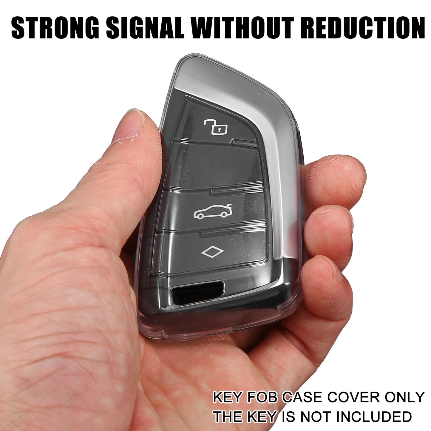 Key Fob Remote Control Cover TPU for BMW 1 2 3 5 6 X1 X2 X3 Series (2011-2023)