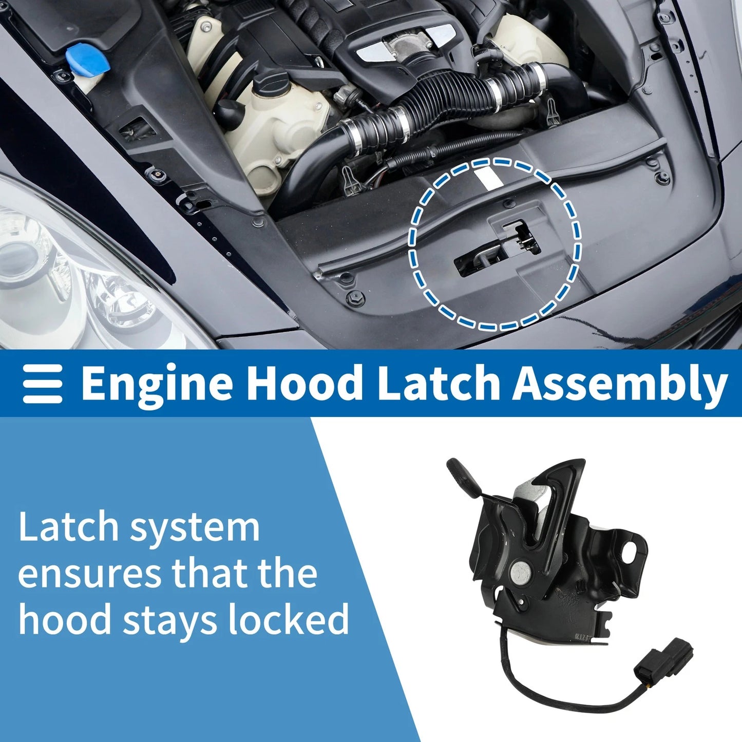 Hood Latch Assembly for Honda Odyssey (2009-2014) 1 Pcs