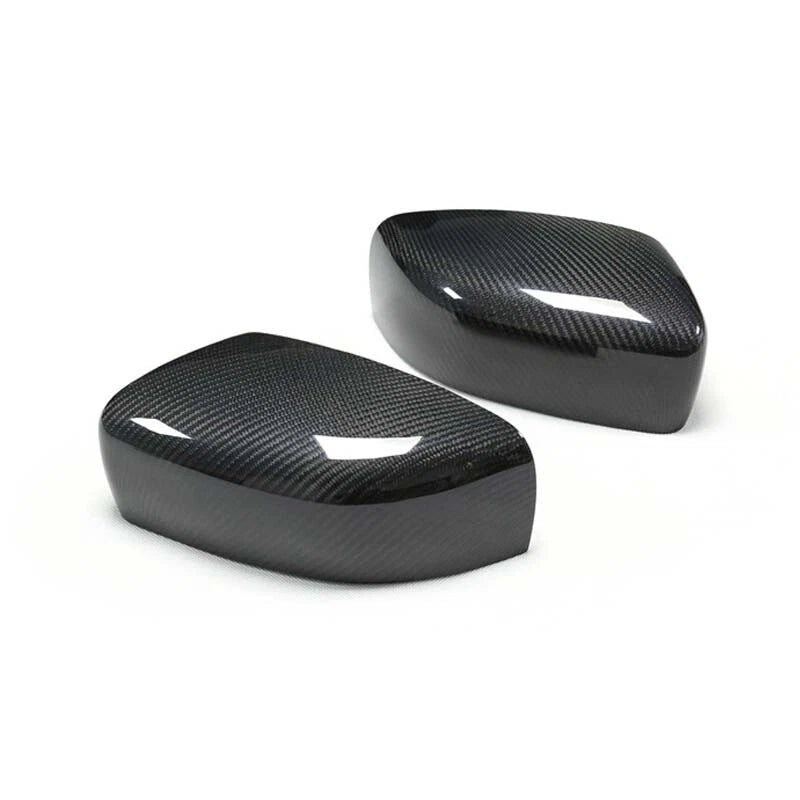 Dry Carbon Fiber Side Mirror Cover Caps Replace for Maserati Ghibli 2014-2016