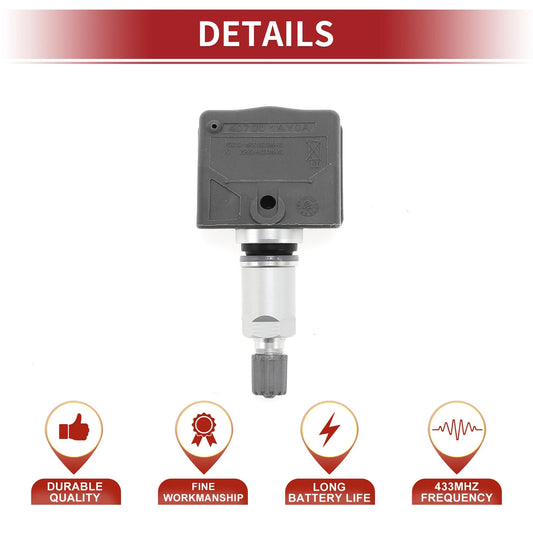1x Tire Pressure Sensor 433MHz for Infiniti G37 (2008-2013)