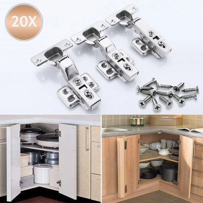 Hydraulic Buffer Hinges for Cabinet Accessories - Detachable