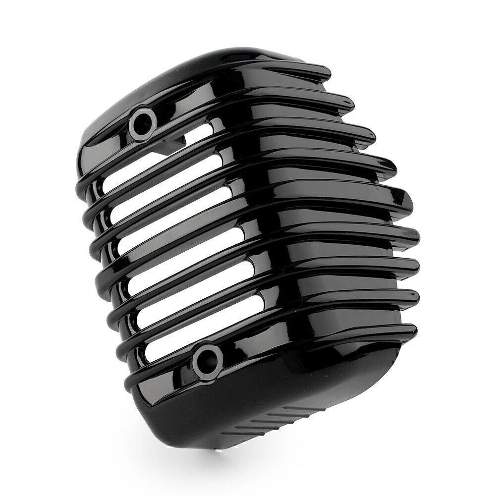 Black Voltage Regulator Cover for Harley Softail 2001-2017