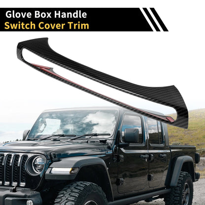 Glove Box Handle Switch Cover Trim for Jeep Wrangler JK 2 Door (2007-2018)