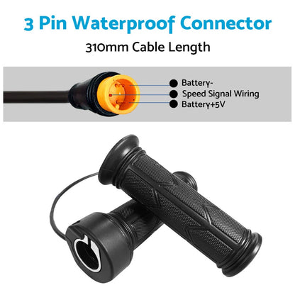Ebike Full Twist Throttle Right Hand Grip for Electric Bike