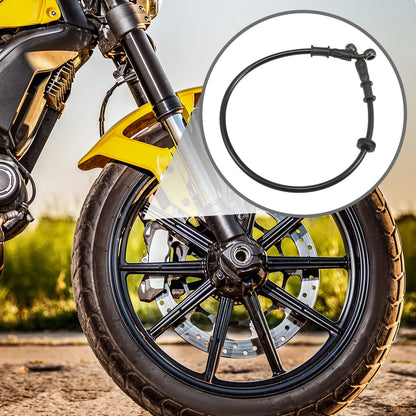 60cm Oil Hose Set for Universal 28 Degree Motorcycle Black