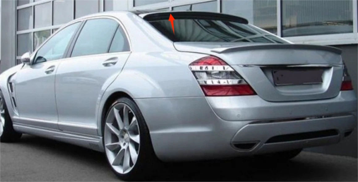 Unpainted Roof Spoiler Wing for Mercedes Benz S-Class W221 (2007-2013)