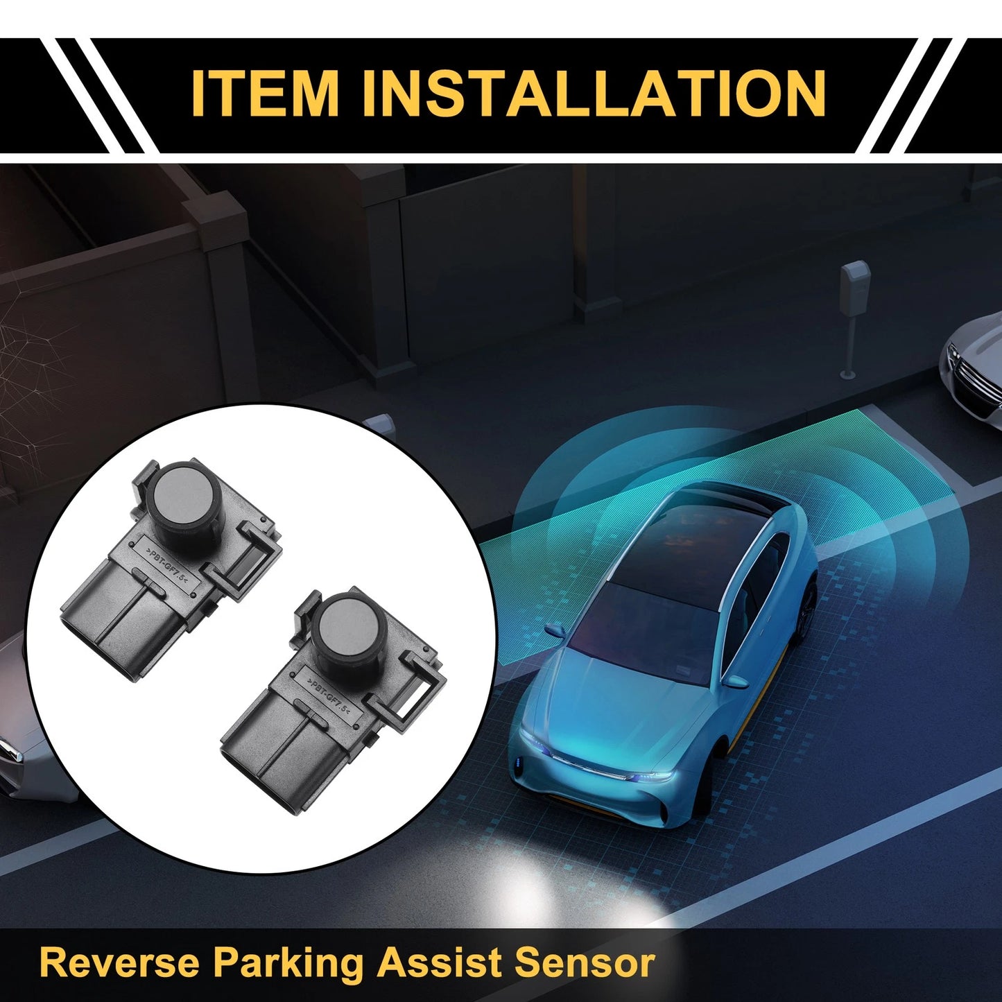2 x Bumper Reverse Backup Parking Sensor for Toyota Tundra