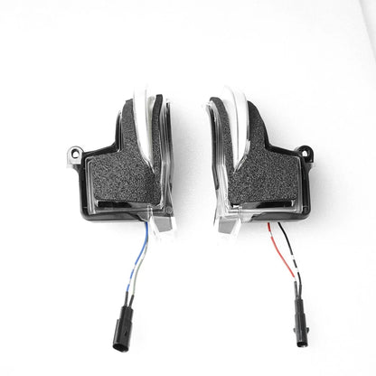 Clear Dynamic Wing Mirror Turn Signal Lights for Toyota Tacoma