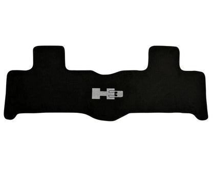 Black Floor Mats for Hummer H3 Tailored Carpets with H3 Emblem (2005-2010)