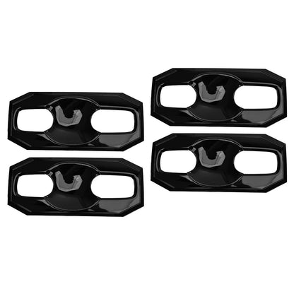 Gloss Black Door Handle Dish Cover for Toyota Tundra (2022-2023)