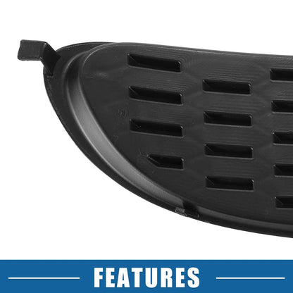 Front Fog Light Cover Grille for Dodge Journey 2011-2020 Black (Set of 2)