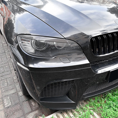 Headlight Eyelid Trims Covers for BMW X6 E71 (2008-2014)