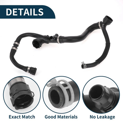 Radiator Hose Warm Air Pipe for Volvo XC60 (2015-2017) - Rubber Black 1 Pc