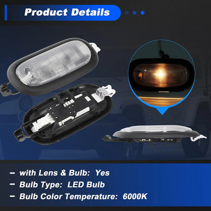 Rear Dome Light Assembly for Jeep Wrangler JK JKU (2011-2018)