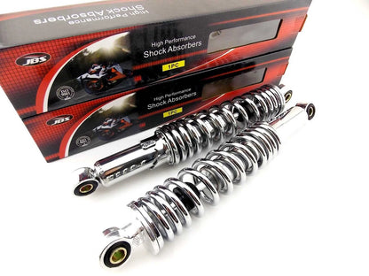 320mm JBS Chrome Rear Shock Absorbers for Yamaha XS360 (1976-1977)