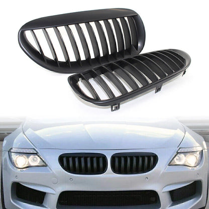 Front Bumper Upper Mesh Grille for BMW E63 M6 Coupe, E64 M6 Cabrio (2006-2010)