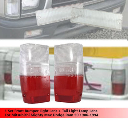 Bumper Light Lens + Tail Light Lens for Mitsubishi  (1983-1996)