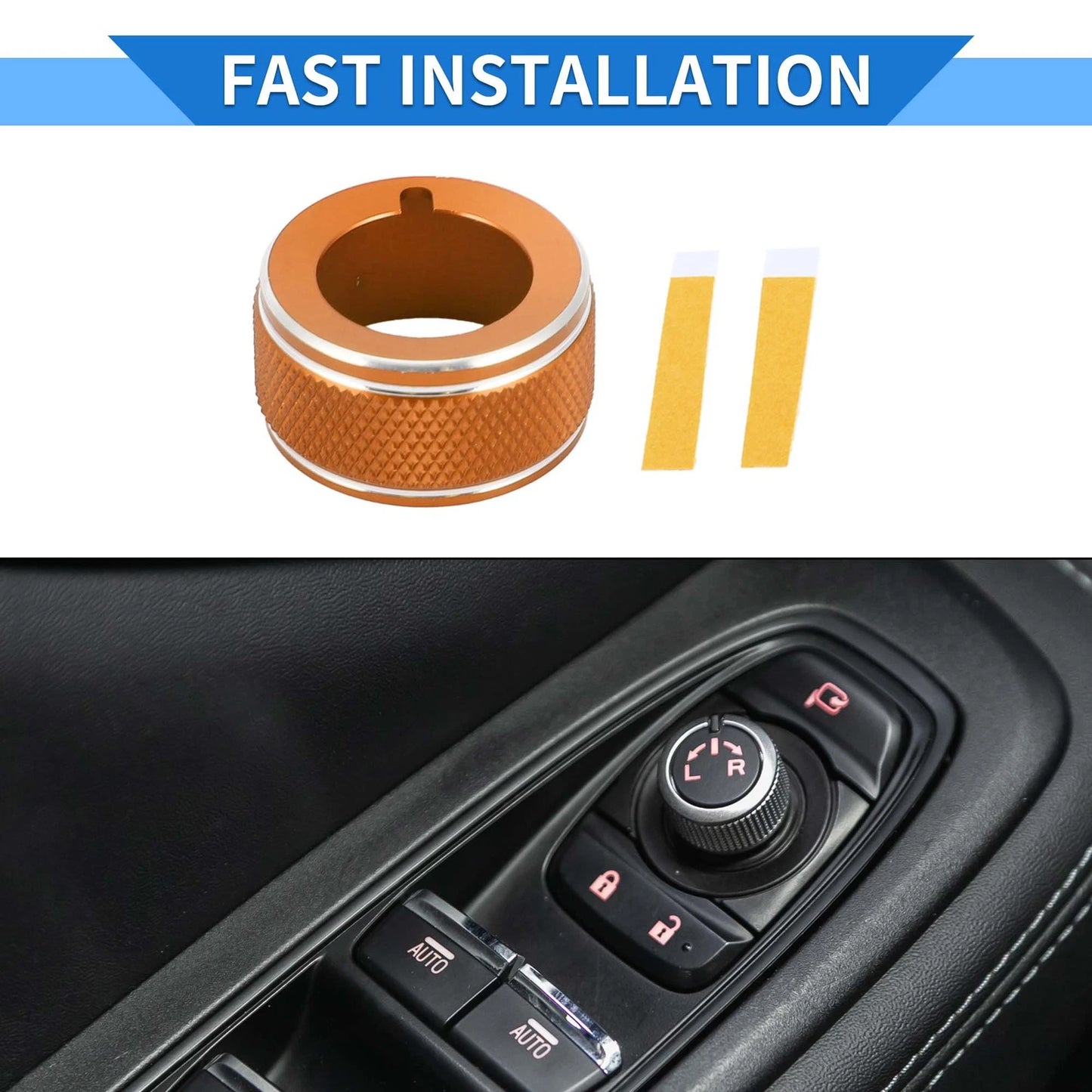 Rear View Mirror Adjust Switch Knob Cover for Subaru Forester (2019-2024)