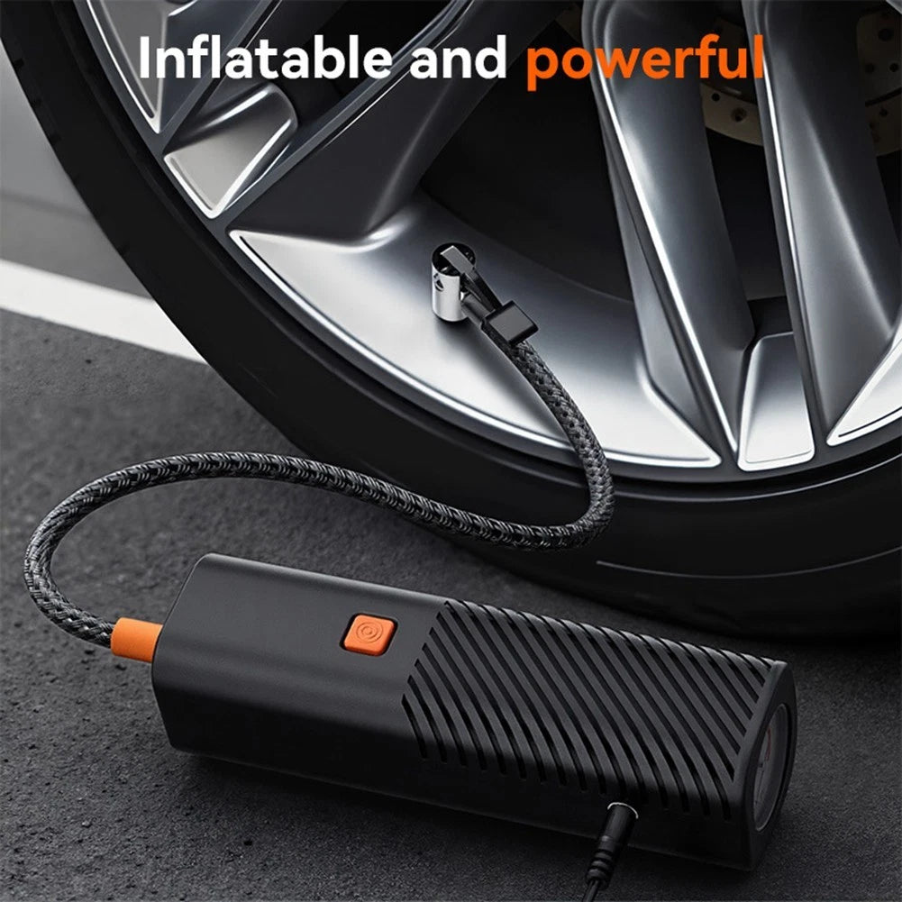 High Power Car Tire Inflator Portable Electric Air Pump for Cars and Bikes