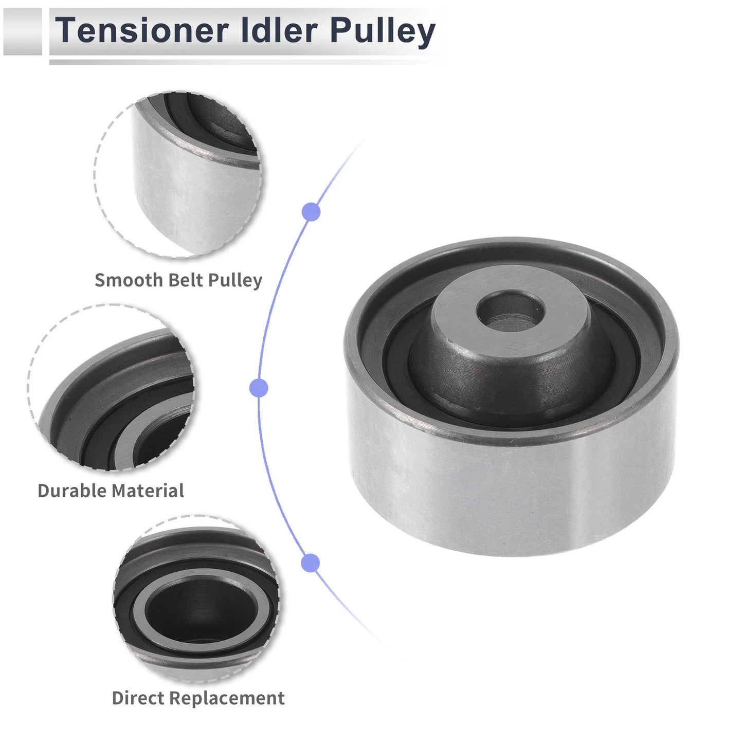 Drive Belt Idler Pulley for Kia Rio, Hyundai (2006-2011) 1 Pc