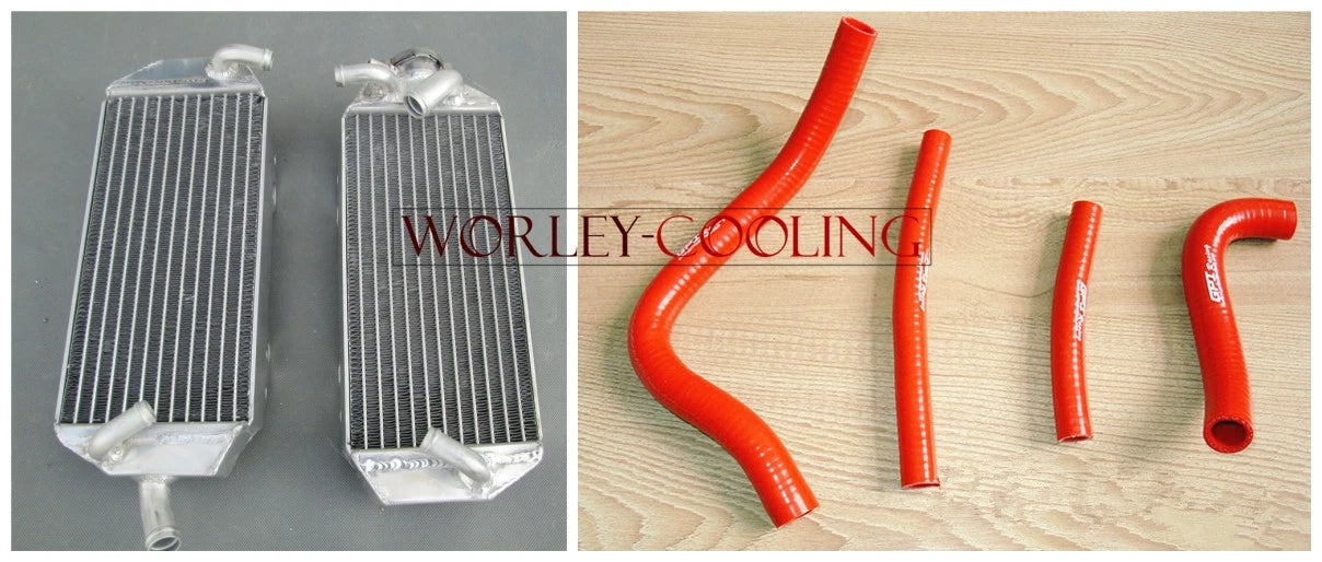 Aluminum Alloy Radiator + Hose Kit for Suzuki RM250 (1999-2000)