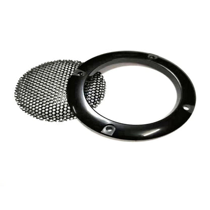 2pcs 2 inch Audio Speaker Cover Mask Frame Grille Black