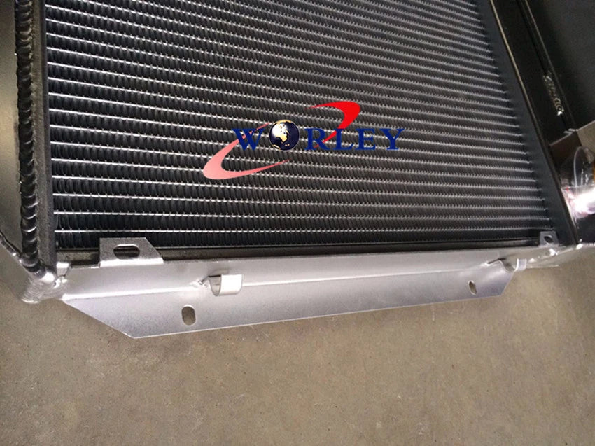 Aluminum Radiator + Fan for Ford Falcon XA XB XC Fairlane ZF ZG 6 Cyl (1972-1977)