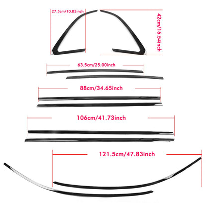 Window Strip Moulding Seal Belt Trim for Audi Q3 (2019-2024)