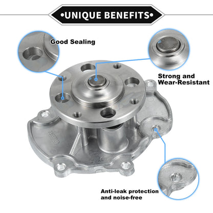 Water Pump for Chevrolet Impala with Gasket Kit