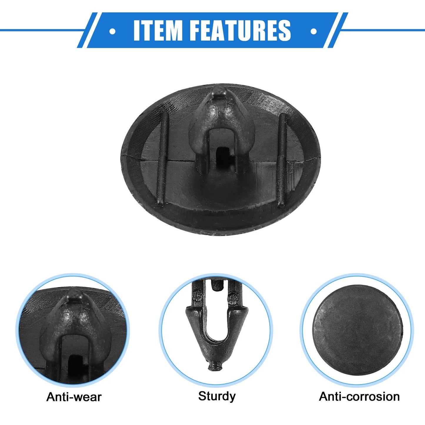 30 Pcs Hood Retainer Clips for Toyota Lexus Insulation