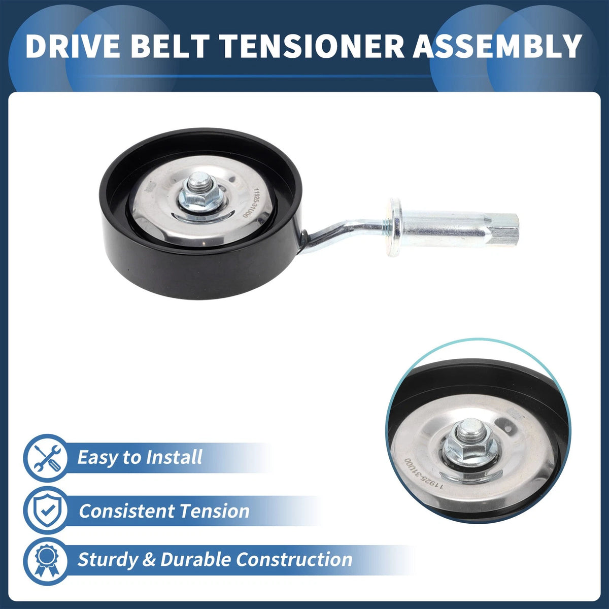 Belt Tensioner for Nissan Maxima (1995-1999) - Metal 1 Pc