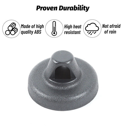Antenna Base Cover for Jeep Wrangler JK/JL/JT (2007 - Present) Black