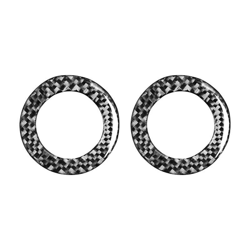 Carbon Fiber Side Dashboard Air Outlet Vent Trim For Mini Cooper S R53 2002-2006