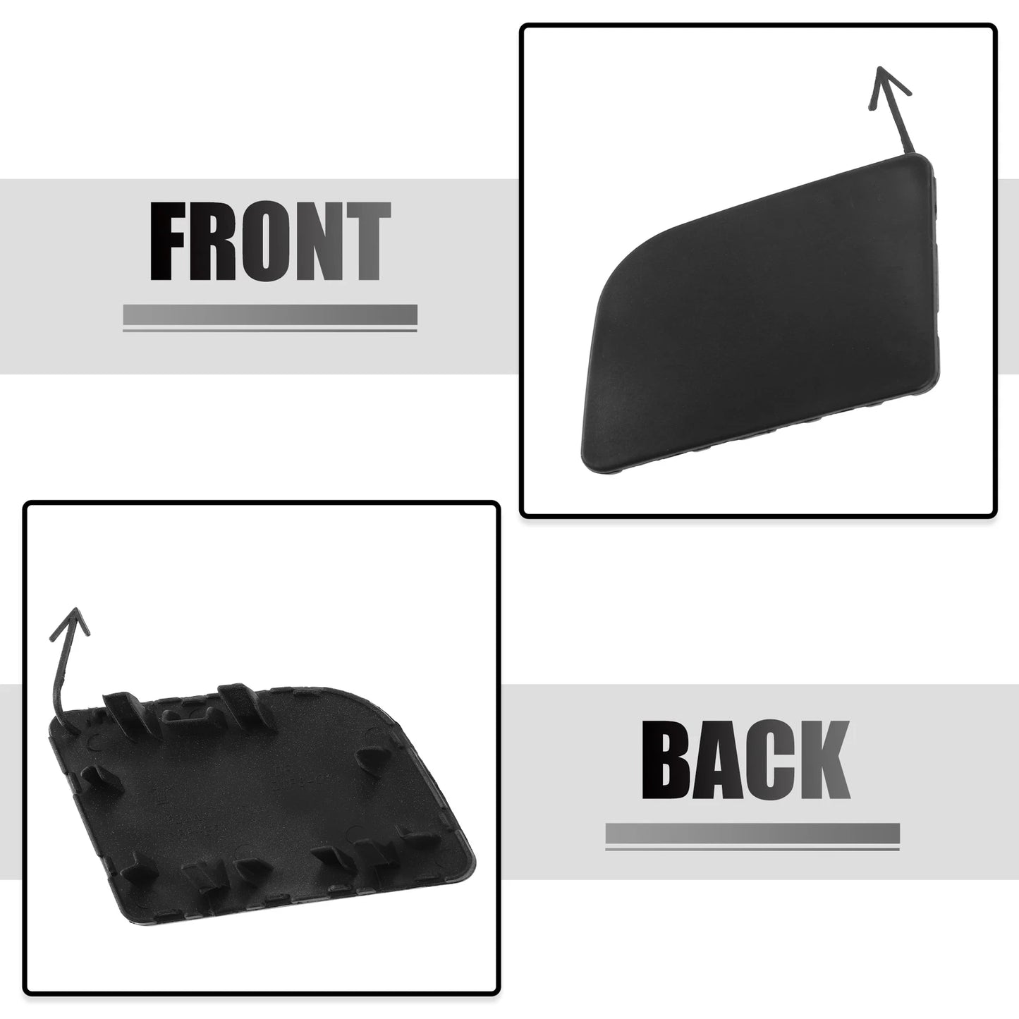 Front Left Tow Hook Cover for Nissan Sentra (2016-2019)