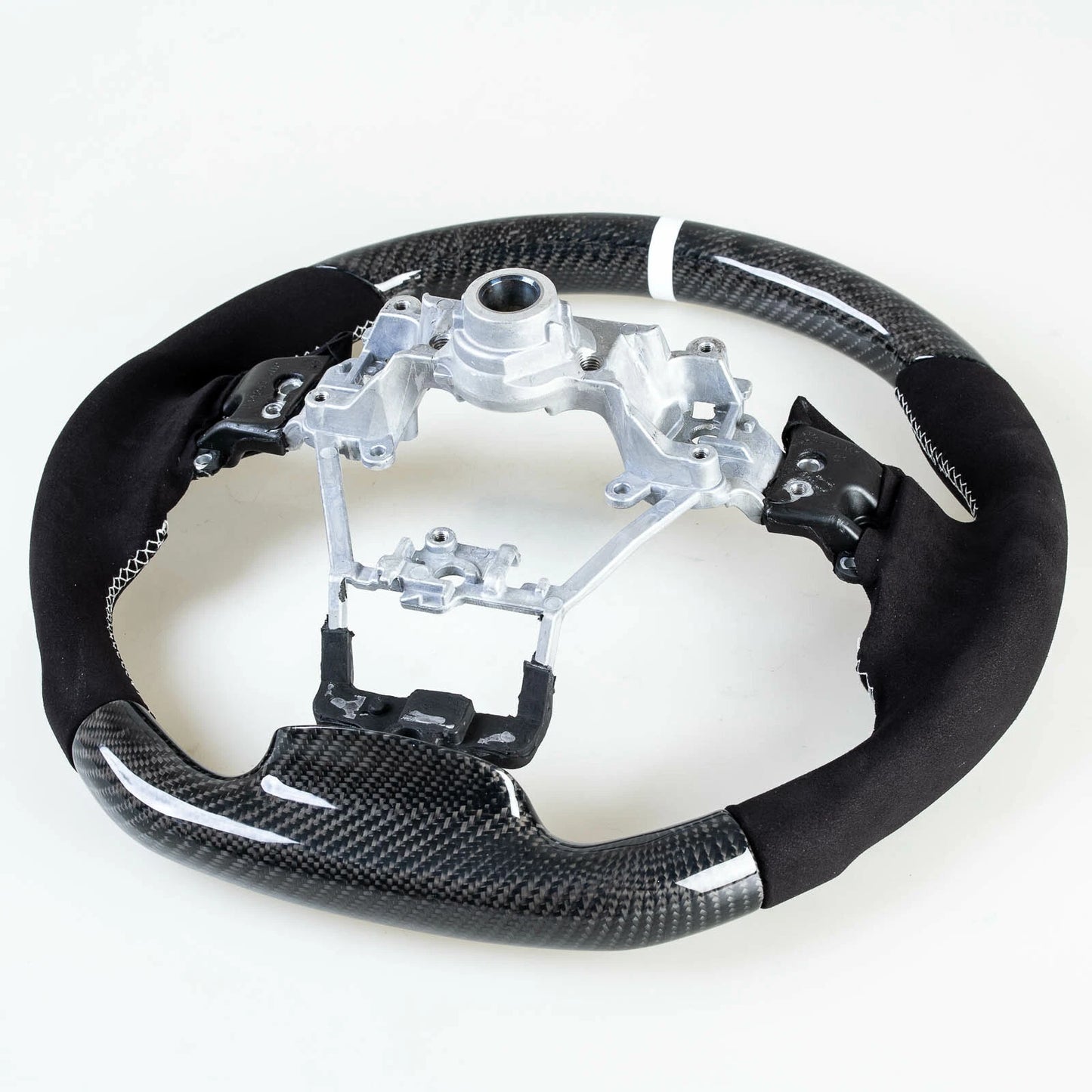 Carbon Suede Steering Wheel for Subaru Impreza, Forester, Ascent, Crosstrek (2017-2023)