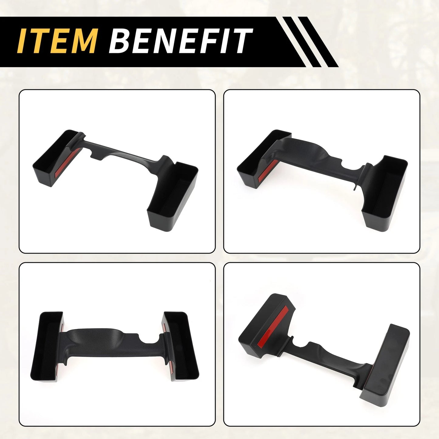 Center Console Gear Shift Organizer Tray for Jeep Wrangler JK JKU (2011-2018)